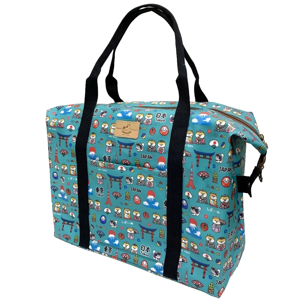 Waterproof Shiba Extra Large Travel Tote Luggage Weekender Duffel Trolley Sleeve - Picture 1 of 11